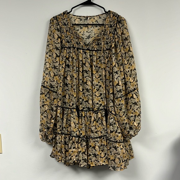 Free People Chiffon Mini Dress - Picture 3 of 8